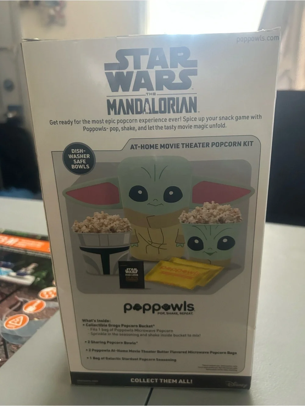 Star Wars Grogu Green and Tan Kids Popcorn Bucket